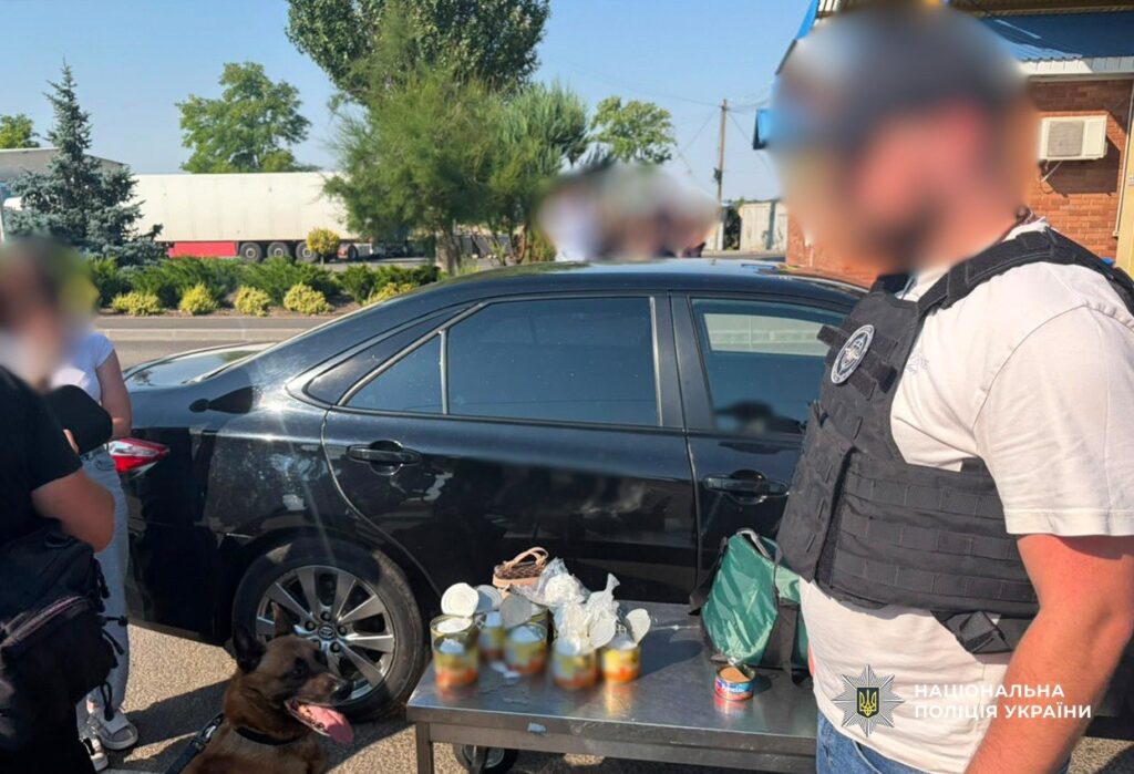 На кордоні з Молдовою зупинили 19-річну наркокур’єрку з психотропами в бляшанках з-під тушкованки