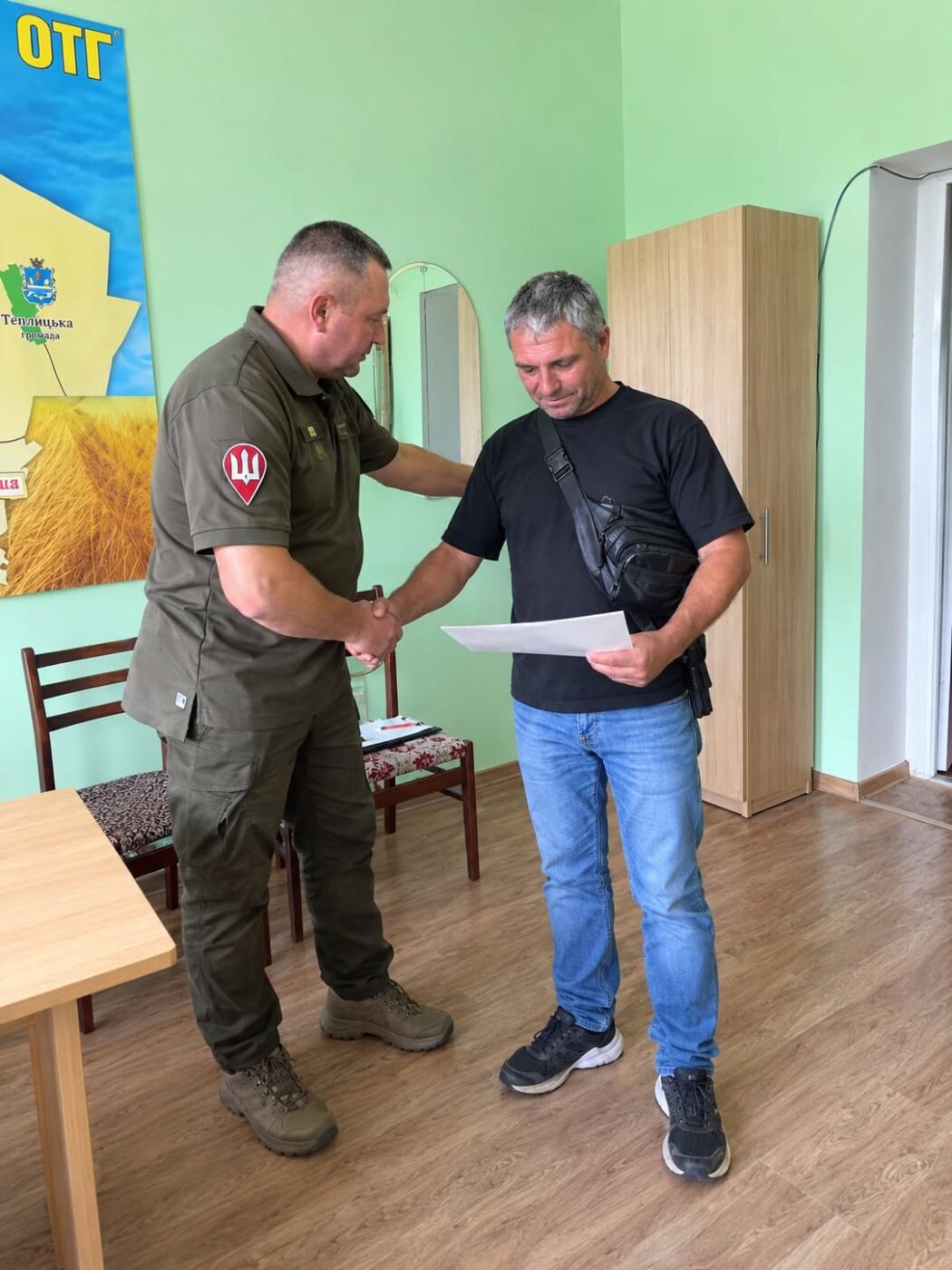 Захисника з Теплицької громади нагородили медаллю Президента України