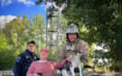 Рятувальники Одещини визволили песика з бетонної пастки