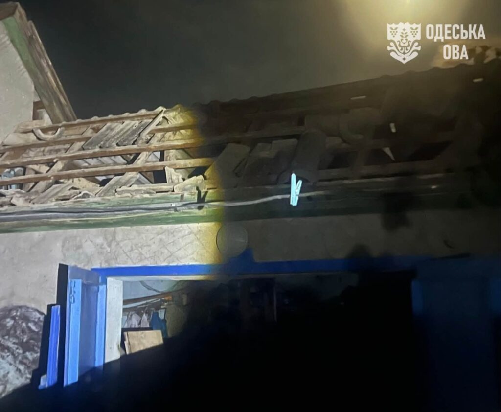 На півдні Одещини внаслідок удару постраждали двоє людей, пошкоджено сім будинків
