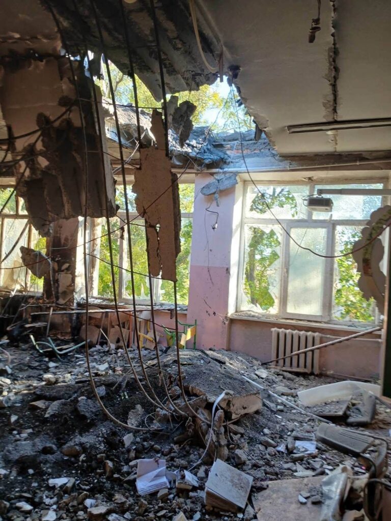 Реактивний «шахед» влучив у гімназію на Одещині
