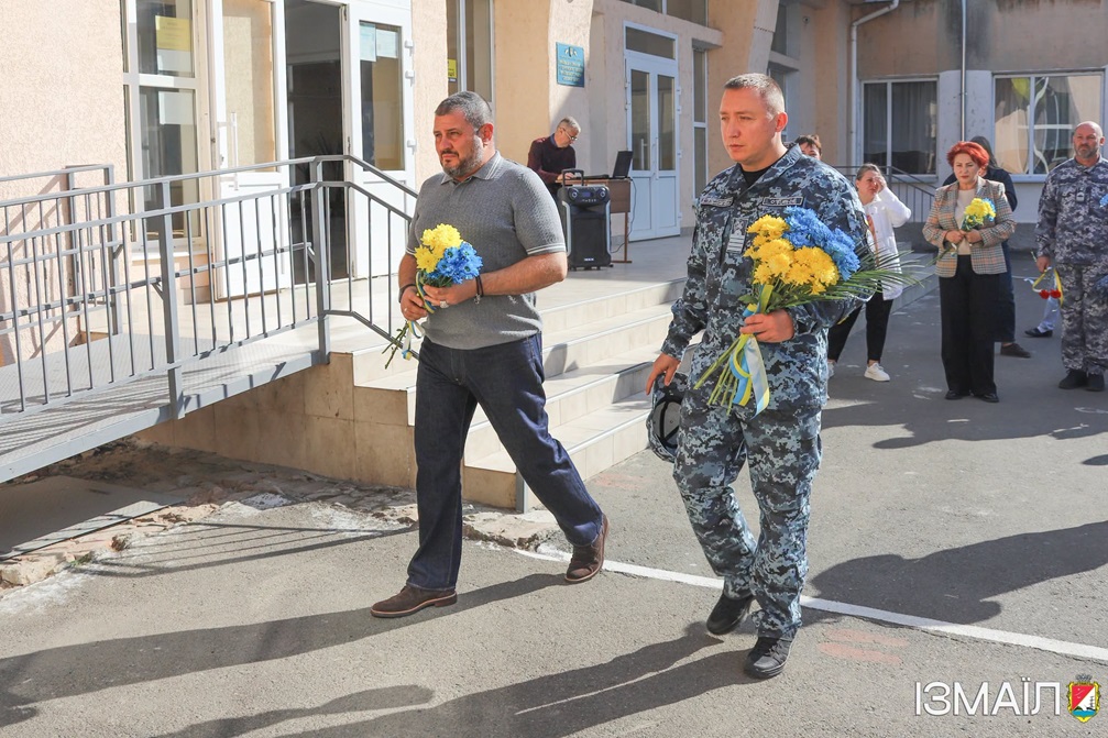 В Ізмаїлі увічнили пам’ять про морського прикордонника Іллю Грищенка