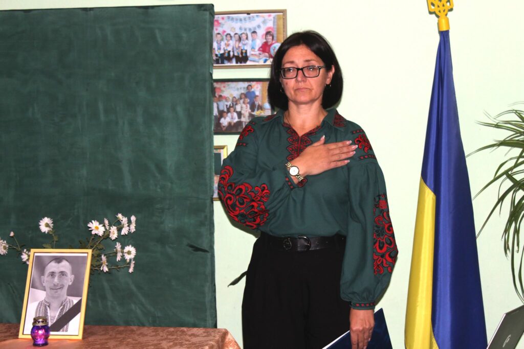 У селі Саф’янівської громади відкрили меморіальну дошку на честь полеглого Героя