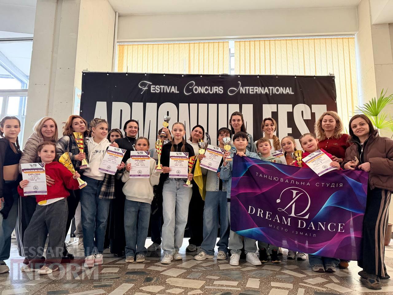Тріумф у Кишиневі: юні танцюристи з Ізмаїла підкорили міжнародний фестиваль «Armonium fest»