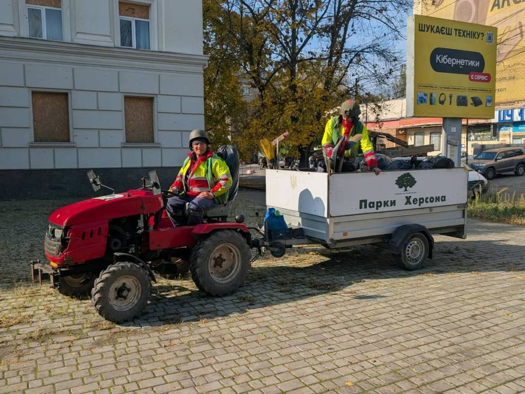 Під час впровадження режиму тиші для евакуації в Олешках повернулося життя у Херсон